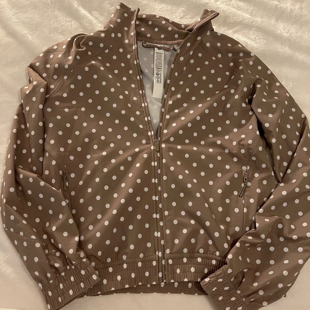 lululemon Brown Polka Dot Jacket